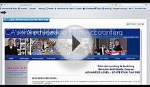 Film Accounting and Auditing - Advanced Level (State Film