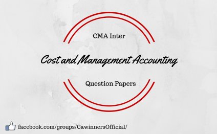 CMA Inter Cost and Management