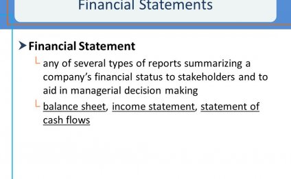 Financial Statements