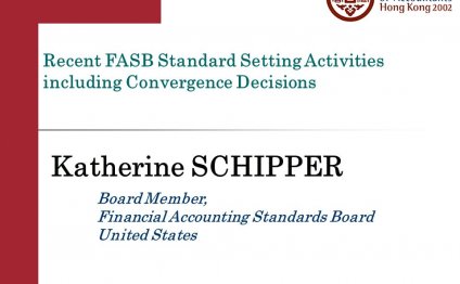 Recent FASB Standard Setting