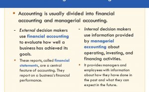 Financial & Managerial Accounting for Decision Makers