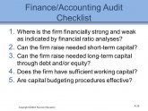 Accounting Audit Checklist