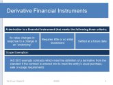 Accounting for Financial instruments and derivatives