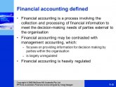 Defined Financial Accounting