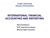 International Financial Accounting and Reporting