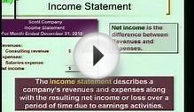 Accounting 1: Program #4 - "Intro to Financial Statements"