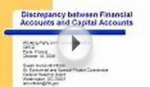 Discrepancy between Financial Accounts and Capital Accounts