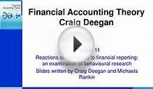 Financial Accounting Theory Craig Deegan