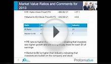 Financial Statements Ratio Analysis